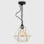 Harp 1 - Light Satin Black Geometric Pendant-31098906-31098908