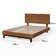 Fillmore Solid Wood Bed frame with Adjustable Headboard