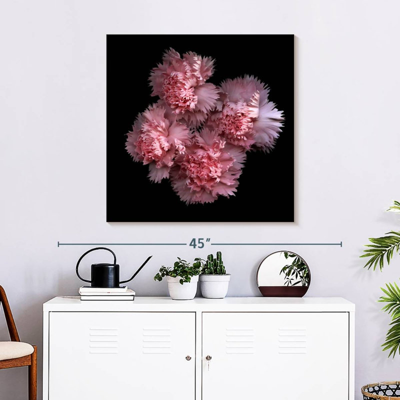 Œillets roses Harnek, H 30 po x l 30 po