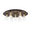 Plafonnier encastré 7 lumières 24 po Zaryk-1204943982