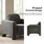 Fauteuil incurvé large en chenille l 36 po Gabriel-104197237