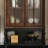 French style retro solid wood bookcase