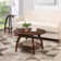 Cabool Round Coffee Table with Shelf