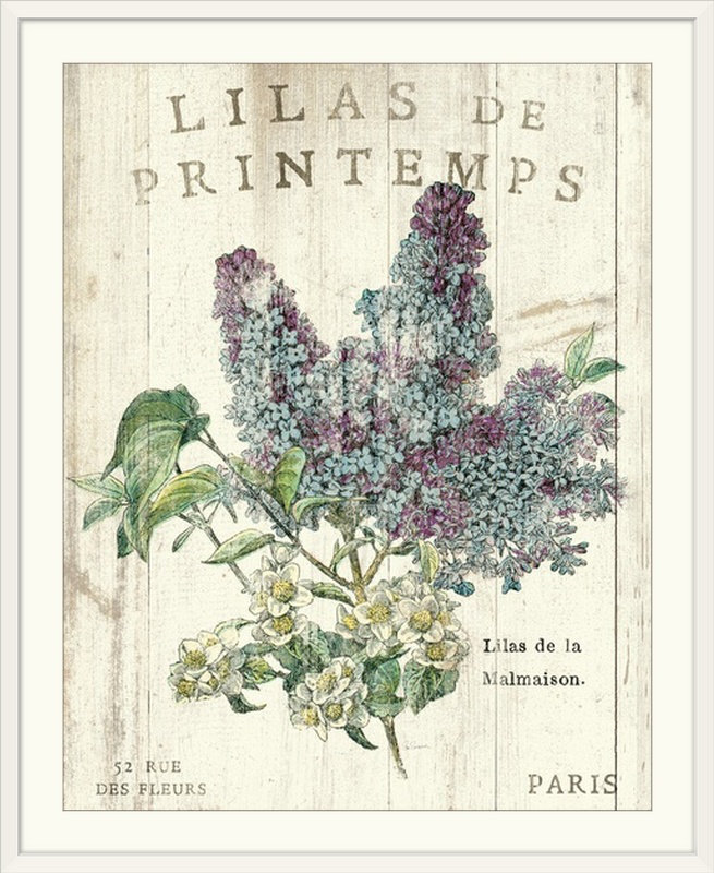 « lilas de printemps » par sue schlabach, impression, Toile, H 14 po x l 11 po x P 1,25 po