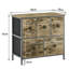 Cardere Dresser with 5 Drawers Furniture Storage Chest Organizer Unit Bins for Bedroom-400261895