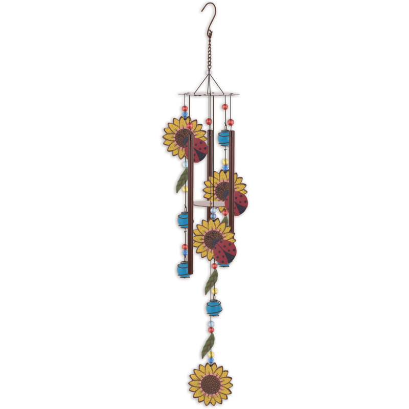 Coccinelle et carillon tournesol
