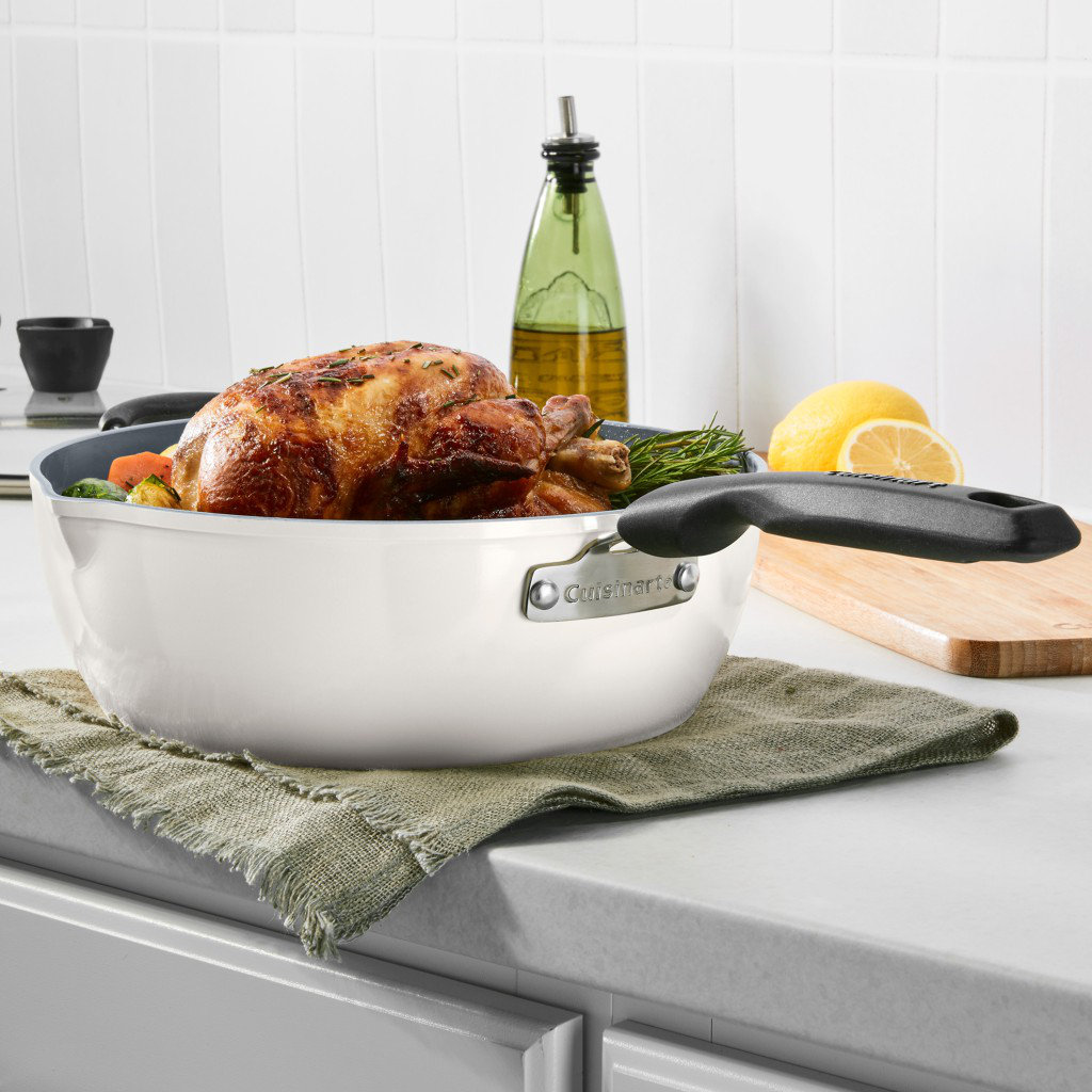 Cuisinart Preferred 4-Piece Pan Set, Coconut Cream