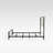 Mcintosh Industrial Metal Snap Assembled Bed Frame-799577816