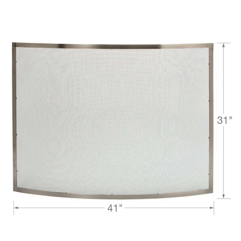 Acacius Steel Fireplace Screen