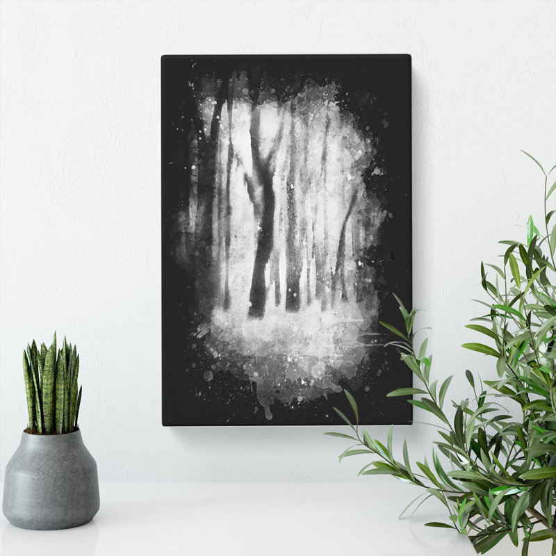Forest Blur - Wrapped Canvas, 50cm H x 35cm W x 3cm D