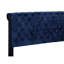 Lit double tapissier bleu marine Transitional