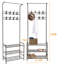 Iron Freestanding 8 - Hook Coat Rack-706168015