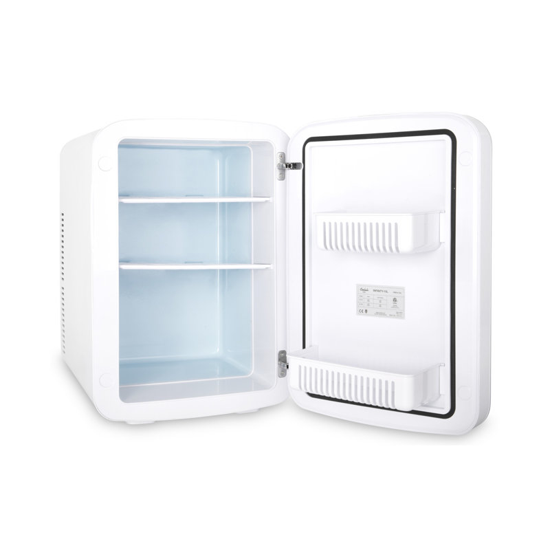 Compact Black Portable Mini Fridge with Smooth Door