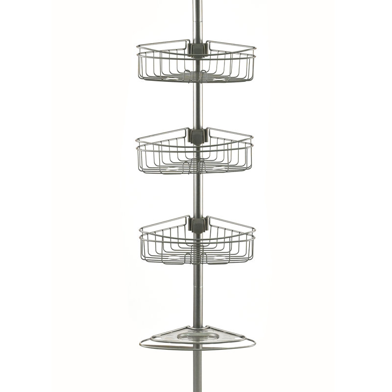 Serviteur de douche Rebrilliant, Nickel satiné