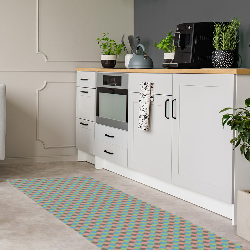 Chenille Geometric Indoor Rug, Runner 2'6" x 8'