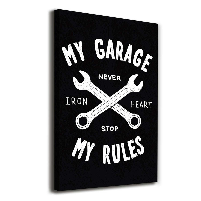 My Garage - Wrapped Canvas Print