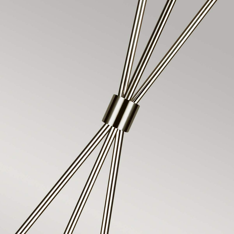 Moshannon 139cm Tripod Floor Lamp, Polished Nickel
