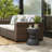 17.5"H Multi-Functional MGO Faux Terrazzo Garden Stool