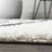 Colline Berber Stripe Shag White/Gray Rug-1853748485
