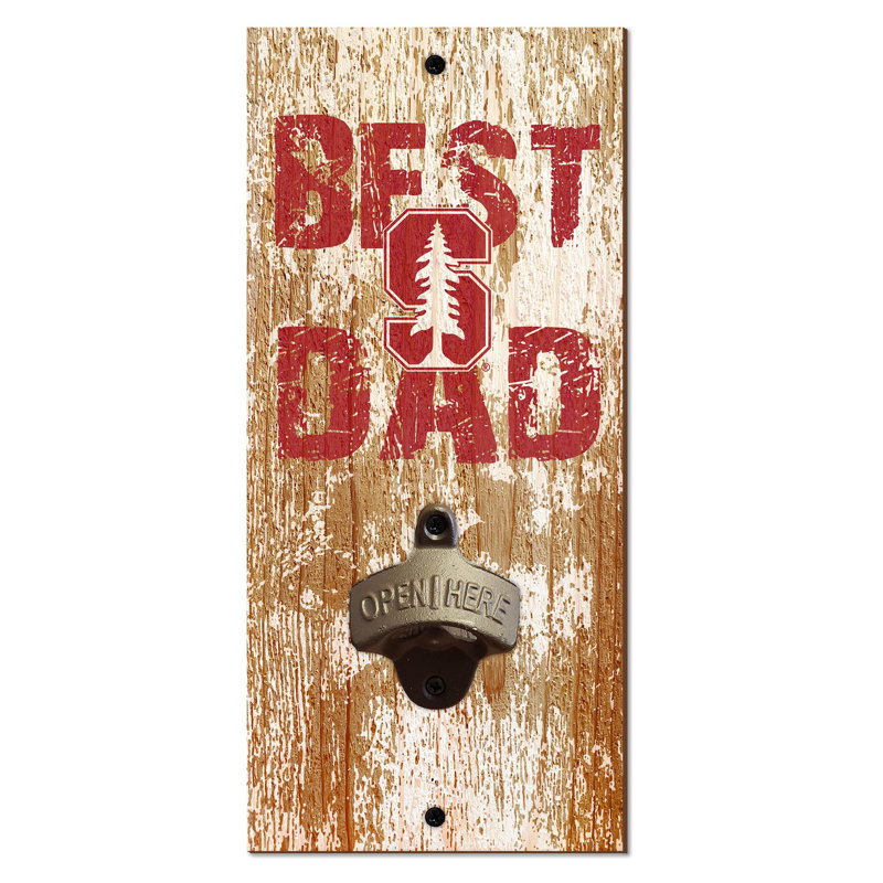 Wood Bottle Opener, Stanford