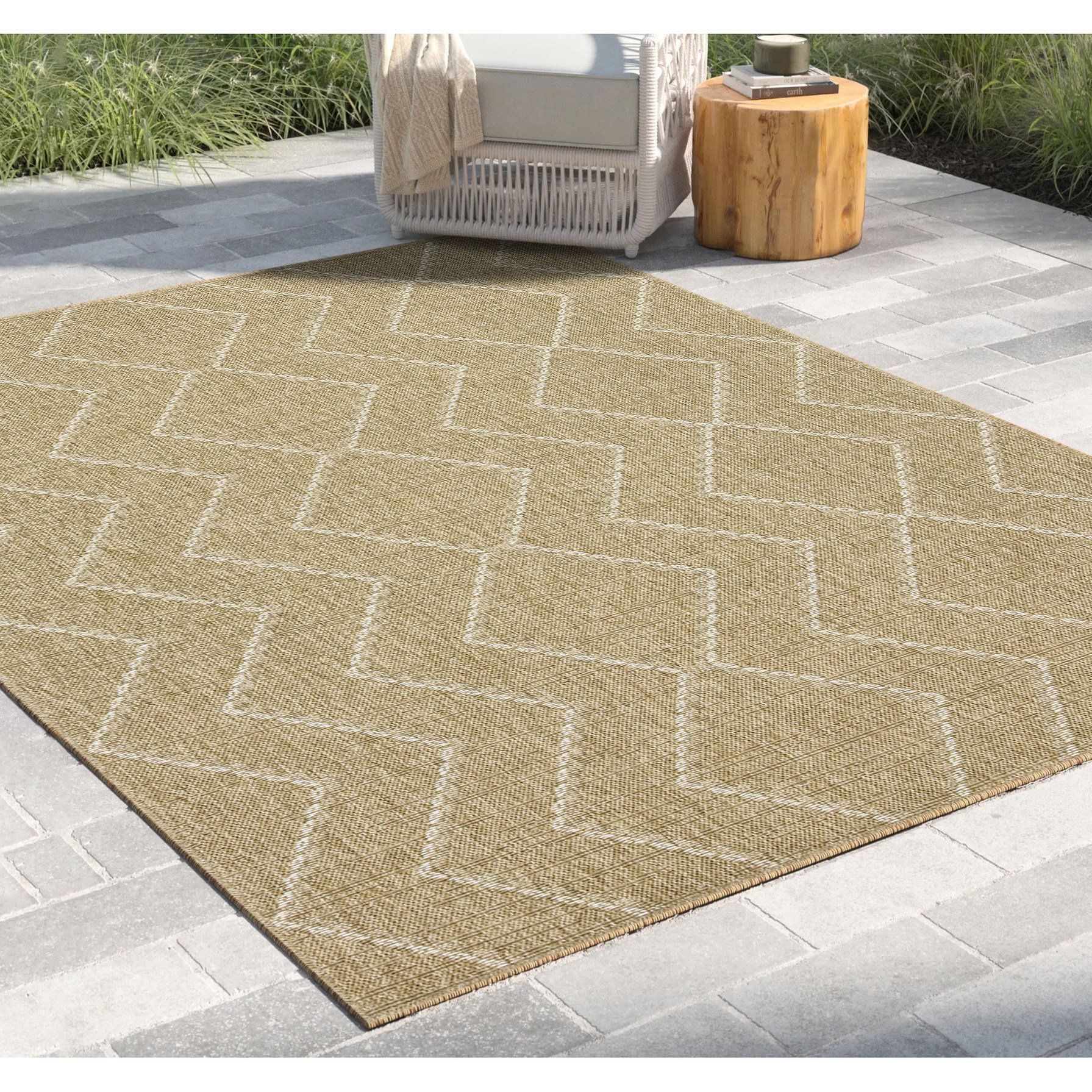 Neutral Polypropylene Rug Foundry Select Polypropylene Area Rug For Every Space - 2 Ft. 7 In. X 3 ...