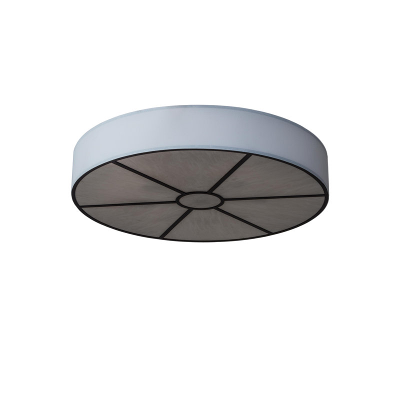 Zeeland 8 - Light Flush Mount, 8" H x 48" W x 48" D, Gray