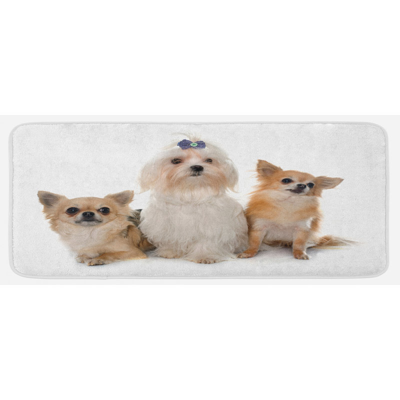 Tapis de cuisine chiot