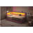 Upholstered Twin Size Platform Bed with USB Ports and LED Belt, With 2 Drawers, Pink-1675223513