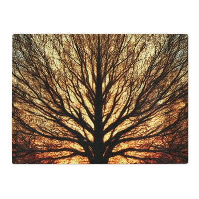 Tree Art Vol.4  Glass Chopping Board