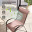 Ensemble de 4 chaises d'extérieur empilables à haut dossier Outsunny