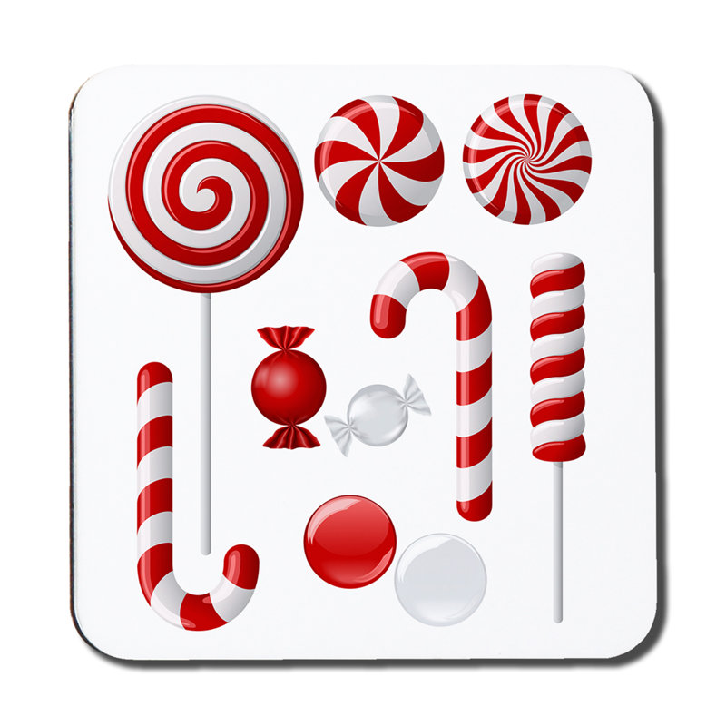 Square 6 Piece Coaster Set