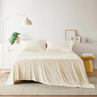 Knit King Sheet - Cotton Blend All Season Fluffy And Warm Sheets Soft -Absorbing
