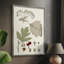 Feuilles et baies II, reproduction encadrée - bois massif-875603247