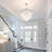 Modern 4 - Light Tiered Crystal Chandelier Dimmable
