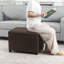 Repose-pieds en similicuir avec rangement en polyuréthane-217755459-215582372