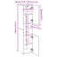 MDF Wall Bathroom Cabinet