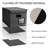 2 Pack Foldable Folder Storage Boxes with Lid and Plastic Slides