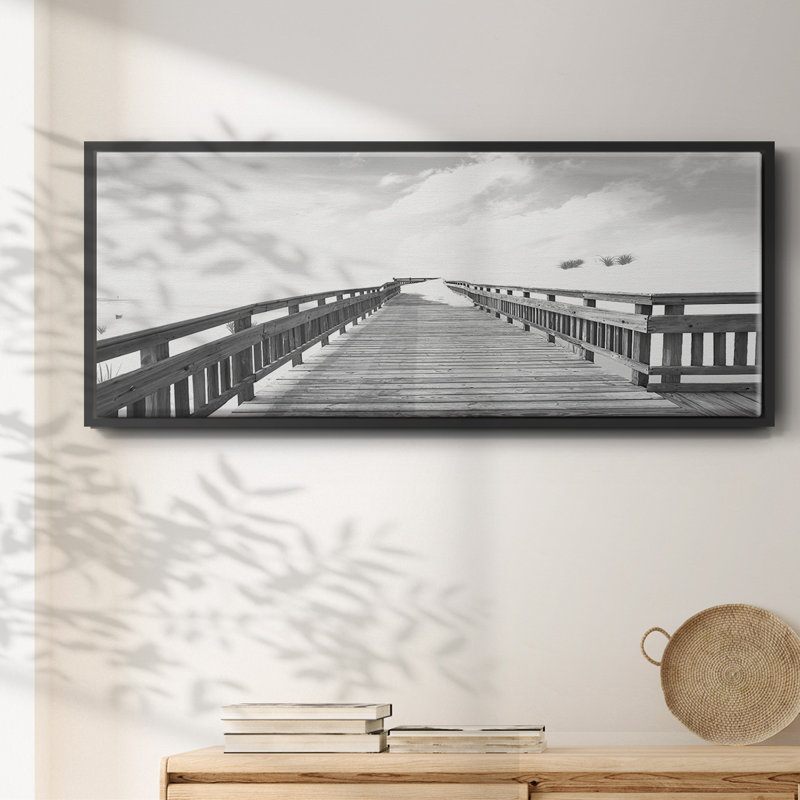 Plage - toile encadrée, H 20 po x l 50 po