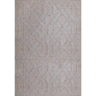 Cable Geometric Area Rug
