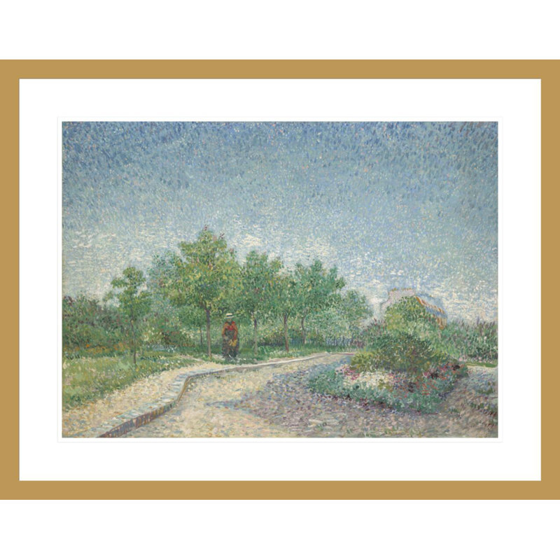 «Square Saint-Pierre Paris» par Vincent van Gogh, impression giclée encadrée, H 23,18 po x l 29,5 po