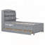 Lit plateforme polyvalent en bois avec plusieurs options de rangement et design moderne-957857842-957857843