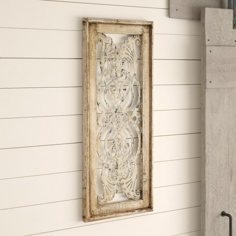 Handmade Farmhouse Buildings & Architecture Wall Decor on Solid Wood, Brown