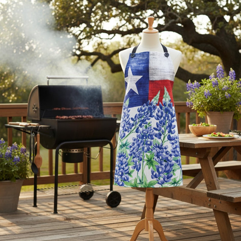 Tablier de cuisine en polyester Texas H 12 po