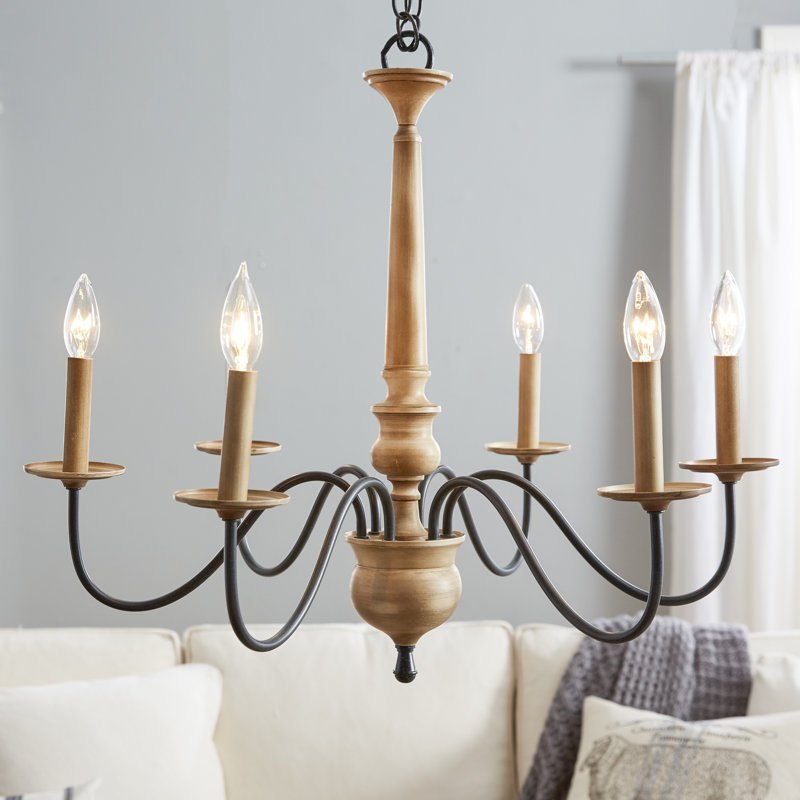 Neddy 6 - Light Dimmable Classic / Traditional Chandelier