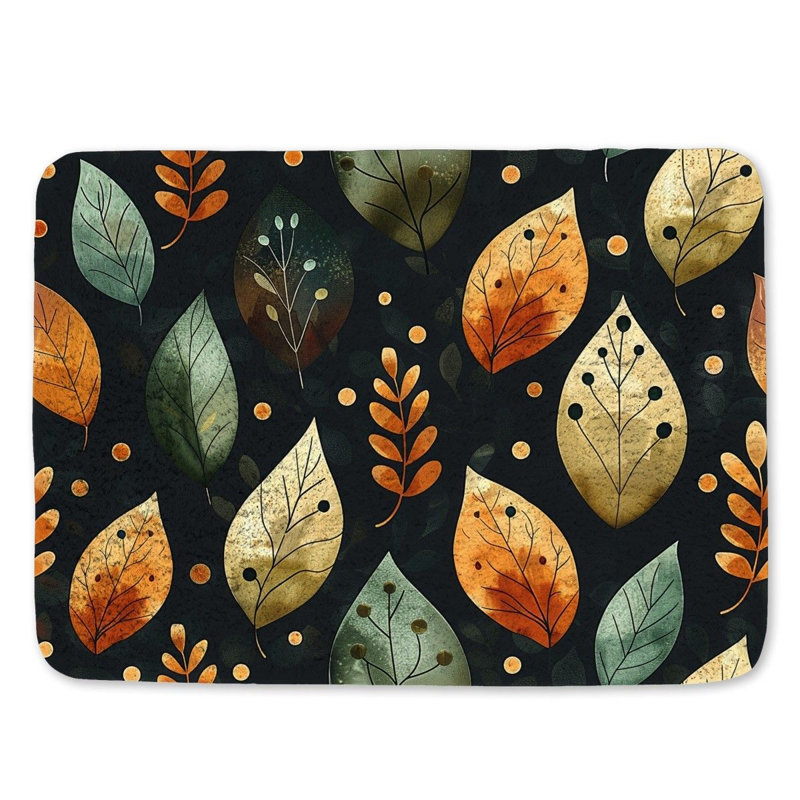 Dariyah Microfiber / Microsuede Non-Slip Bath Mat, 21" W x 34" L