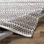 Tapis gris clair en coton Capen Southwestern-999010658