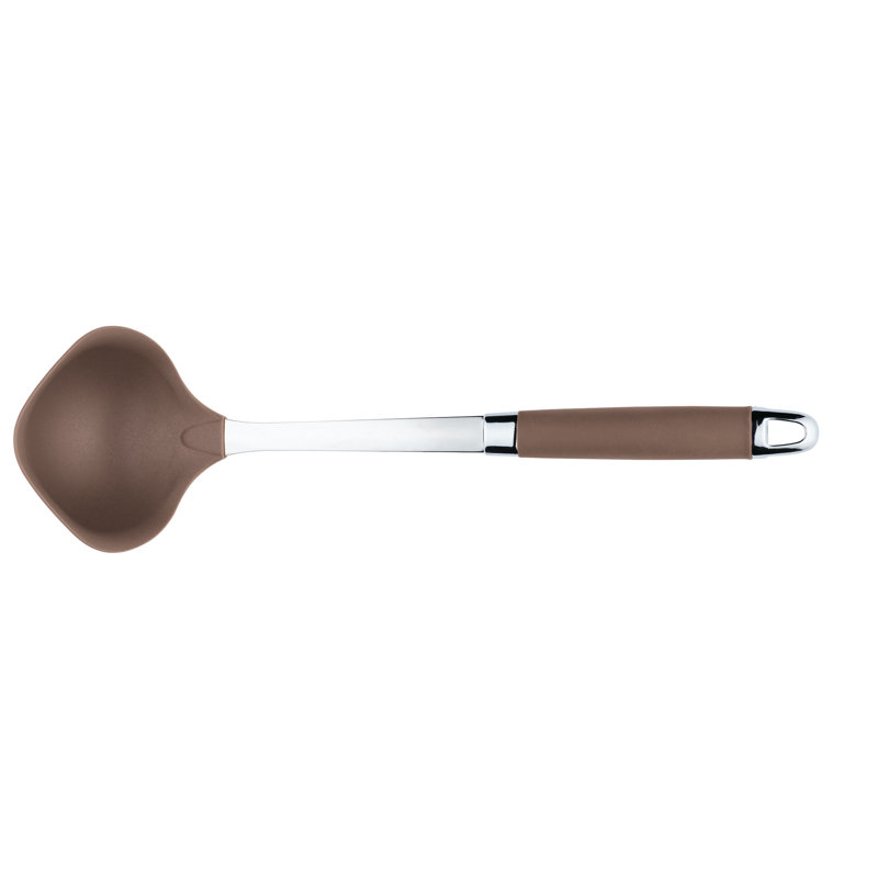 Bronze Silicone and Stainless Steel 6-Piece Kitchen Utensil Set