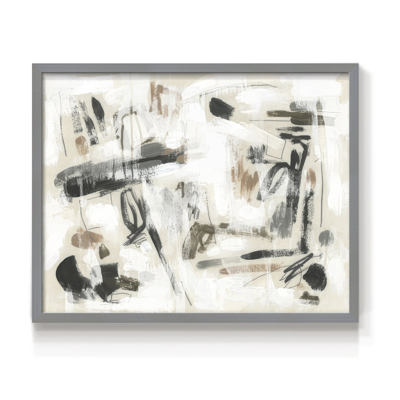 «Spinning Yarns II», reproduction encadrée, H 8 po x l 10 po, Gris