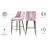 Cowans Upholstered Velvet Counter Stool-605120809