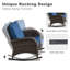 Ensemble de chaises berçantes en osier pour l'extérieur Tonry-88366730-88366732